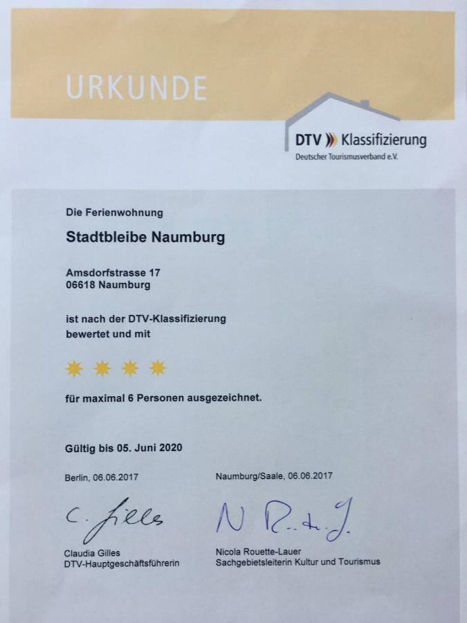 Stadtbleibe Naumburg Наумбург Экстерьер фото
